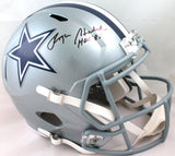 Roger Staubach Autographed Cowboys F/S Speed Helmet w/HOF- Beckett W Hologram