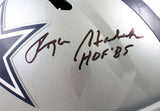 Roger Staubach Autographed Cowboys F/S Speed Helmet w/HOF- Beckett W Hologram