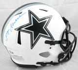 Roger Staubach Signed Cowboys Lunar Speed F/S Authentic Helmet-Beckett W Holo