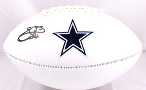 Emmitt Smith Autographed Dallas Cowboys Logo Football- Beckett W Hologram *Black