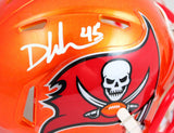 Devin White Autographed Tampa Bay Bucs Flash Speed Mini Helmet-Beckett W Holo