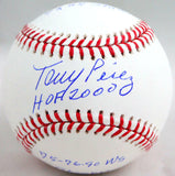 Tony Perez Autographed Rawlings OML Baseball w/3 Insc.-Beckett W Hologram