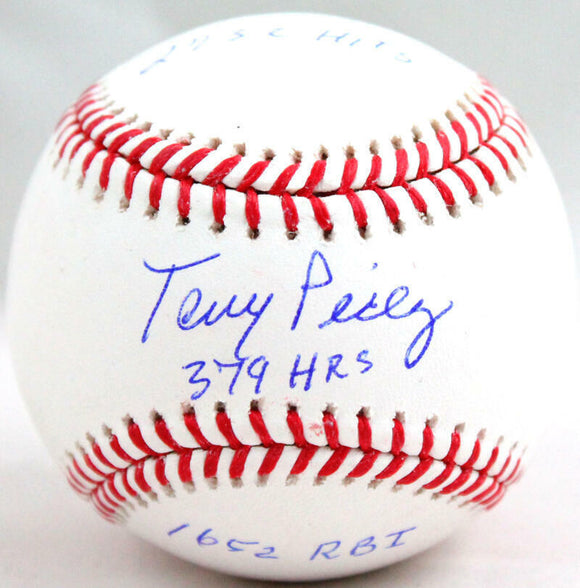 Tony Perez Autographed Rawlings OML Baseball w/3 Insc.-Beckett W Hologram