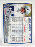 1999 Topps Chrome #69 Deion Sanders Dallas Cowboys Autograph Beckett Witness