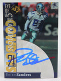 1997 UD3 #36 Deion Sanders Dallas Cowboys Autograph Beckett Witness