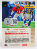 1994 SP #196 Deion Sanders Atlanta Falcons Autograph Beckett Witness