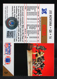 1991 Pro Set #3 Joe Montana San Francisco 49ers Auto Beckett Witness