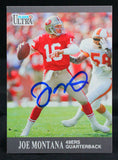1991 Ultra #251 Joe Montana San Francisco 49ers Auto Beckett Witness
