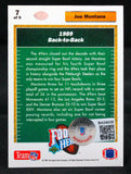 1991 Upper Deck Heroes #7 Joe Montana San Francisco 49ers Auto Beckett Witness