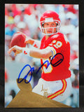 1994 Pinnacle #102 Joe Montana Kansas City Chiefs Auto Beckett Witness