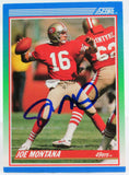 1990 Score #1 Joe Montana 49ers Autograph Beckett Witness
