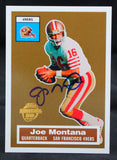 2005 Topps 50th Anniversary #2 Joe Montana 49ers Auto Beckett Witness