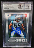 2012 Panini Prizm #279B PRIZMS Luke Kuechly Panthers BAS Autograph 10