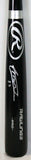 Vladimir Guerrero Jr. Autographed Black Rawlings Pro Baseball Bat-JSA *Silver