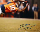 Emmanuel Sanders Autographed 16x20 Diving Against Colts Photo- JSA Authenticated