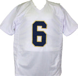 Jeremiah Owusu-Koramoah Autographed White College Style Jersey w/Insc.-BAW Holo