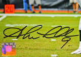 Shane Lechler Signed Raiders 8x10 Punt Black JSY Photo- Beckett W Hologram