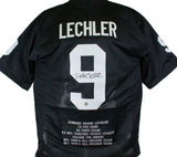 Shane Lechler Autographed Black Pro Style Stat Jersey- Beckett W Hologram *Black