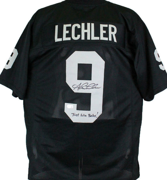 Shane Lechler Autographed Black Pro Style Jersey w/Insc.- Beckett W Hologram