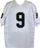 Shane Lechler Autographed White Black # Pro Style Jersey- Beckett W Hologram