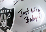 Shane Lechler Autographed Oakland Raiders F/S Helmet w/3 Insc.-Beckett W Holo