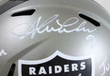 Shane Lechler Autographed Raiders F/S Flash Helmet w/3 Insc.-Beckett W Hologram