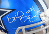 Ezekiel Elliott Autographed Dallas Cowboys F/S Flash Speed Helmet-Beckett W Holo