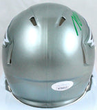 Michael Vick Autographed Eagles Flash Speed Mini Helmet- JSA W Auth *Green