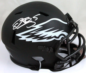 Donovan McNabb Autographed Eagles Eclipse Speed Mini Helmet-Beckett W Hologram