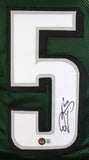 Donovan McNabb Autographed Green Pro Style Jersey-Beckett W Hologram *Black