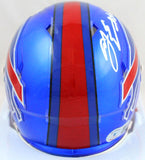 AJ Epenesa Autographed Buffalo Bills Flash Speed Mini Helmet-Beckett W Hologram