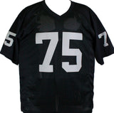 Howie Long Autographed Black Pro Style Jersey-Beckett W Hologram