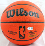 Jason Kidd Autographed Official NBA Wilson Basketball w/Insc.-Beckett W Hologram