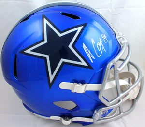 Amari Cooper Signed F/S Dallas Cowboys Flash Speed Helmet-Beckett W Hologram