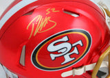 Patrick Willis Autographed SF 49ers Flash Mini Helmet-Beckett W Hologram *Gold