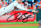 Alex Bregman Signed Houston Astros 8x10 Dive Photo-Beckett W Hologram *Black