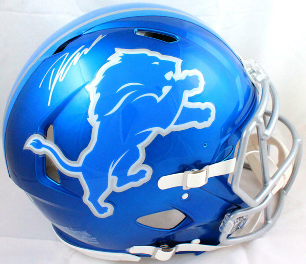 D'Andre Swift Autographed Detroit Lions F/S Flash Speed Authentic Helm –  The Jersey Source