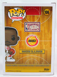 Hakeem Olajuwon Autographed Houston Rockets Funko Pop Figurine 106- JSA W *White