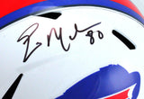 Eric Moulds Autographed Buffalo Bills F/S  Speed Helmet-Beckett W Hologram