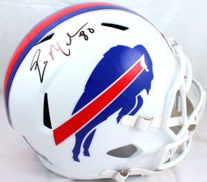 Eric Moulds Autographed Buffalo Bills F/S  Speed Helmet-Beckett W Hologram