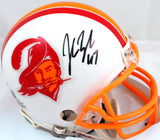 John Lynch Autographed Tampa Bucs 76-96 TB Mini Helmet-Beckett W Hologram *Black