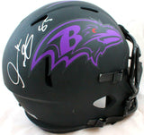 Derrick Mason Signed Baltimore Ravens F/S Eclipse Speed Helmet- Beckett W Holo