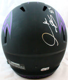 Derrick Mason Signed Baltimore Ravens F/S Eclipse Speed Helmet- Beckett W Holo