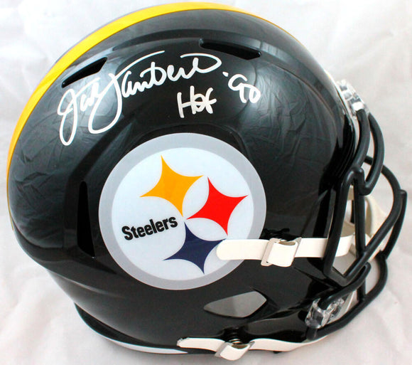 Jack Lambert Autographed Pittsburgh Steelers F/S Speed Helmet w/ HOF-BAW Holo