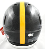 Jerome Bettis Autographed Steelers F/S Speed Authentic Helmet- Beckett W *Silver