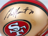 Garrison Hearst Autographed 49ers 96-08 Mini Helmet-Prova *Black