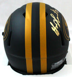 Garrison Hearst Autographed 49ers Eclipse Speed Mini Helmet-Prova *Gold