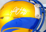 Marshall Faulk Autographed St. Louis Rams Flash Speed Mini Helmet-Beckett W Holo