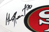 Garrison Hearst Autographed San Francisco 49ers Logo Football-Prova *Black