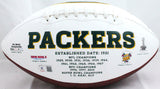 Dorsey Levens Autographed Green Bay Packers Logo Football w/Insc.-Beckett W Holo